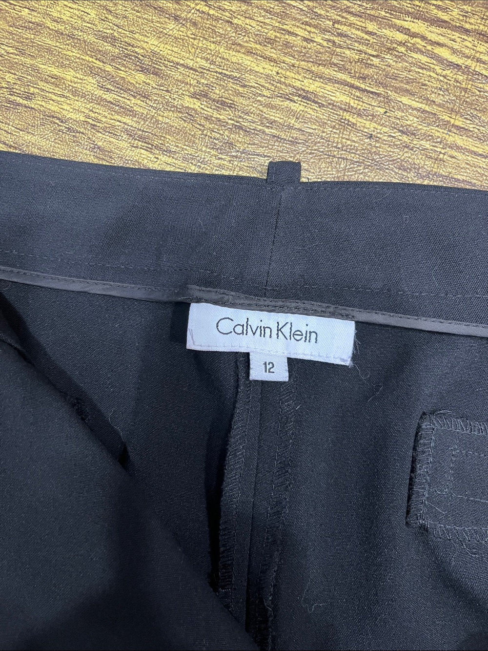 Calvin Klein Black Women's Single-Button Blazer pant suit - Picture 6 of 10